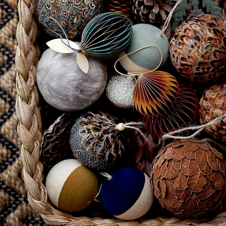 Facundo Ornament bauble 3-pack - multi - Bloomingville