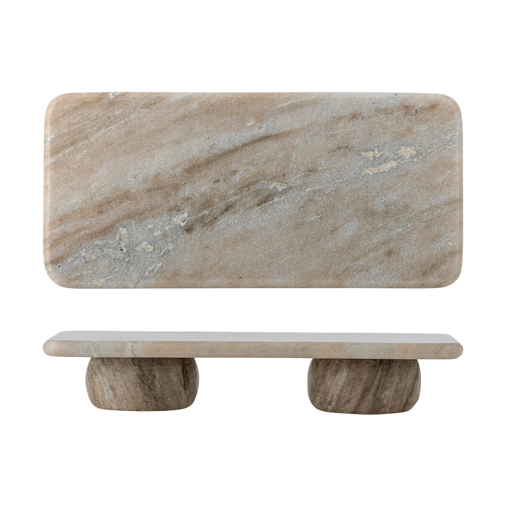 Fatin Pedestal, Grey, 38x18 cm Bloomingville
