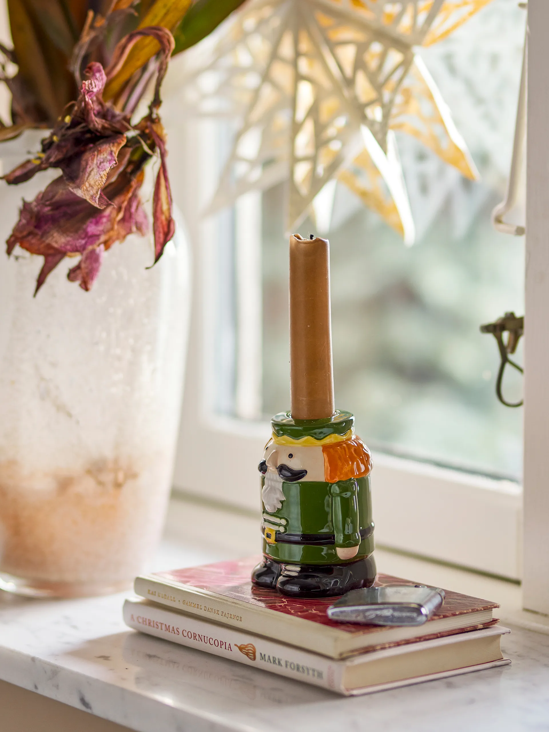 Feast tealight holder 9 cm, Green Bloomingville