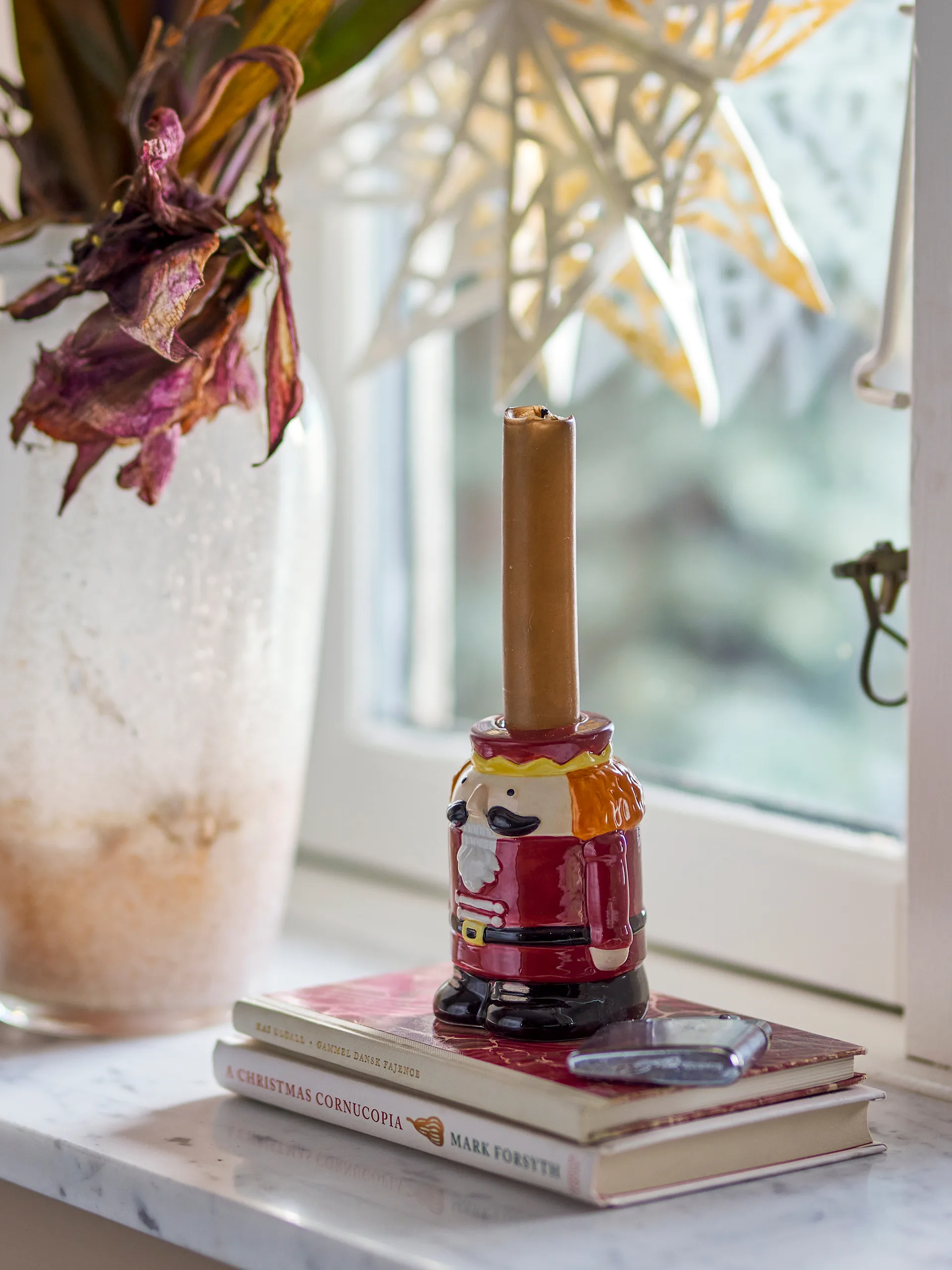 Feast tealight holder 9 cm, Red Bloomingville