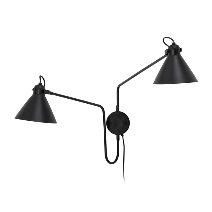 Felicity wall lamp - double arm - Black iron - Bloomingville
