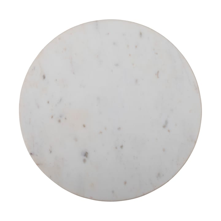 Fenya cake plate Ø30x9 cm - White marble - Bloomingville