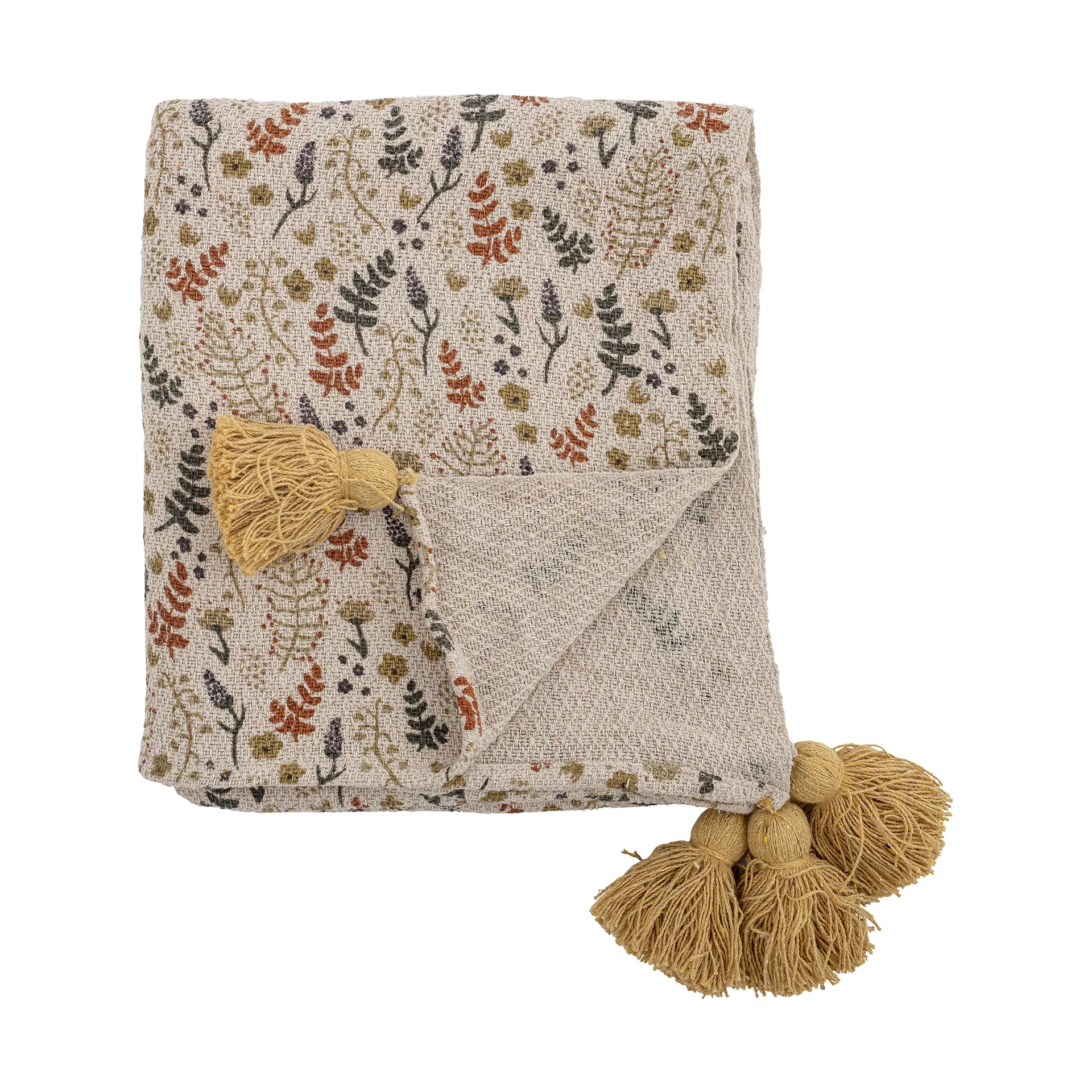 Filipa throw 130x160 cm, Yellow Bloomingville