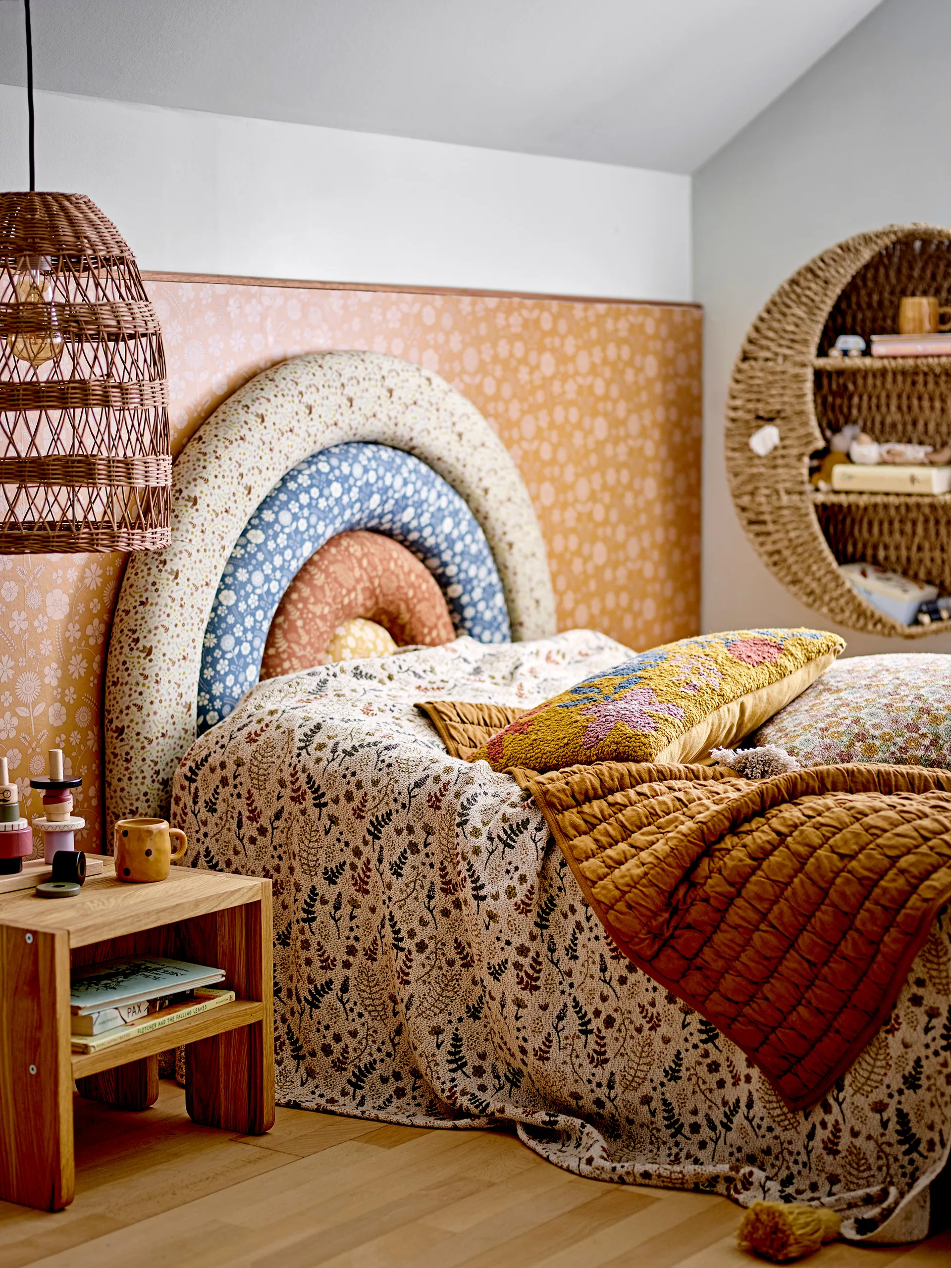 Filipa throw 130x160 cm, Yellow Bloomingville