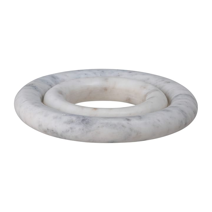 Finola trivet 2 pieces, White marble Bloomingville