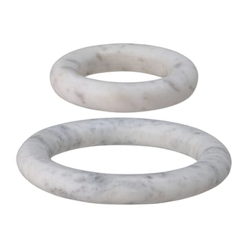 Finola trivet 2 pieces - White marble - Bloomingville