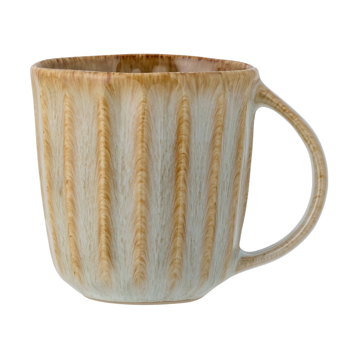 Bloomingville Fleur mug 35 cl Natural | Scandinavian Design | Coffee cups | Beige