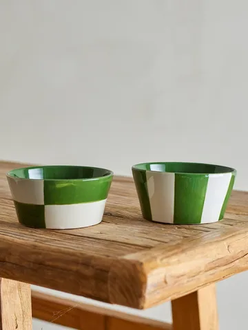 Floki bowl - Green, 4 pieces - Bloomingville