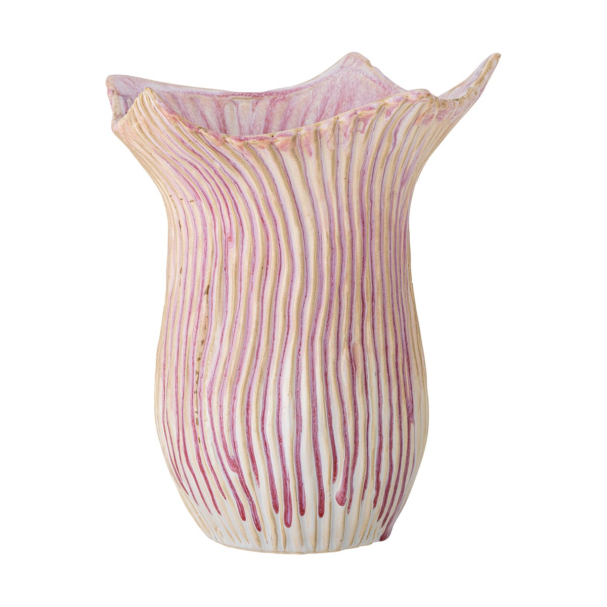 Bloomingville Floral vase 29 cm Pink
