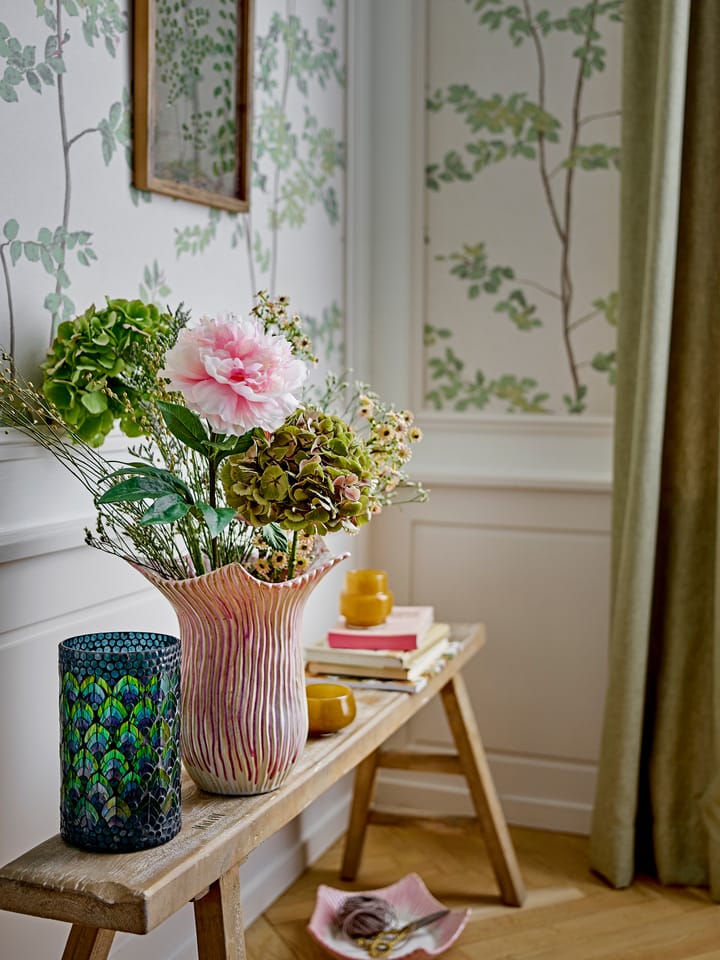 Floral vase 29 cm, Pink Bloomingville