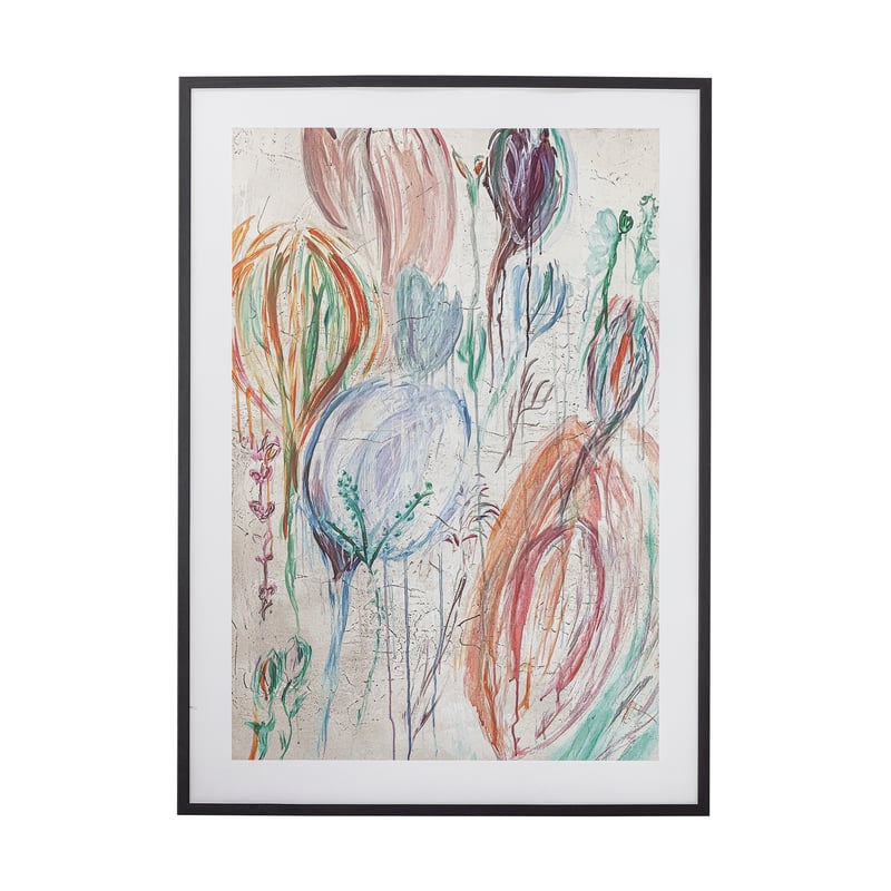 Bloomingville Francine painting 52x72 cm Black frame