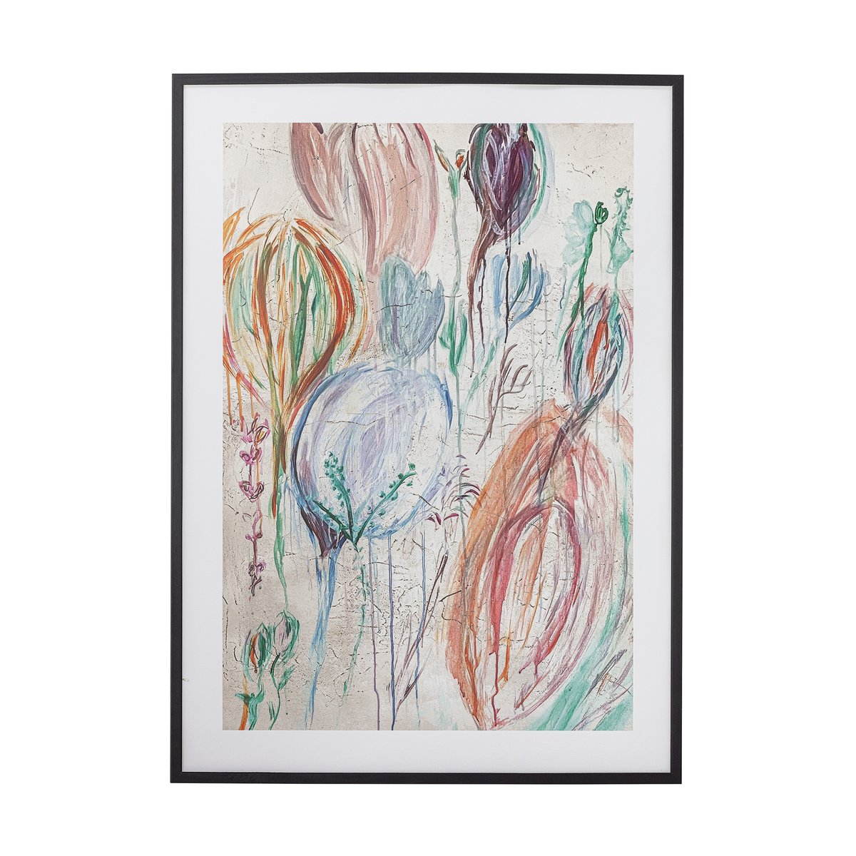Bloomingville Francine painting 52x72 cm Black frame