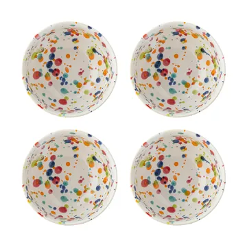 Freckles bowl 4-pack Ø11.5 cm - Red - Bloomingville