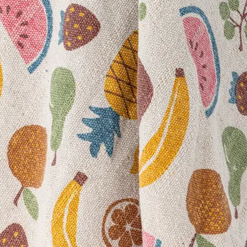 Fruitta cotton throw 160x130 cm - Yellow - Bloomingville