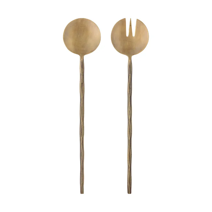 Gaith salad servers 2-piece - Brass - Bloomingville