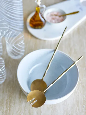 Gaith salad servers 2-piece - Brass - Bloomingville