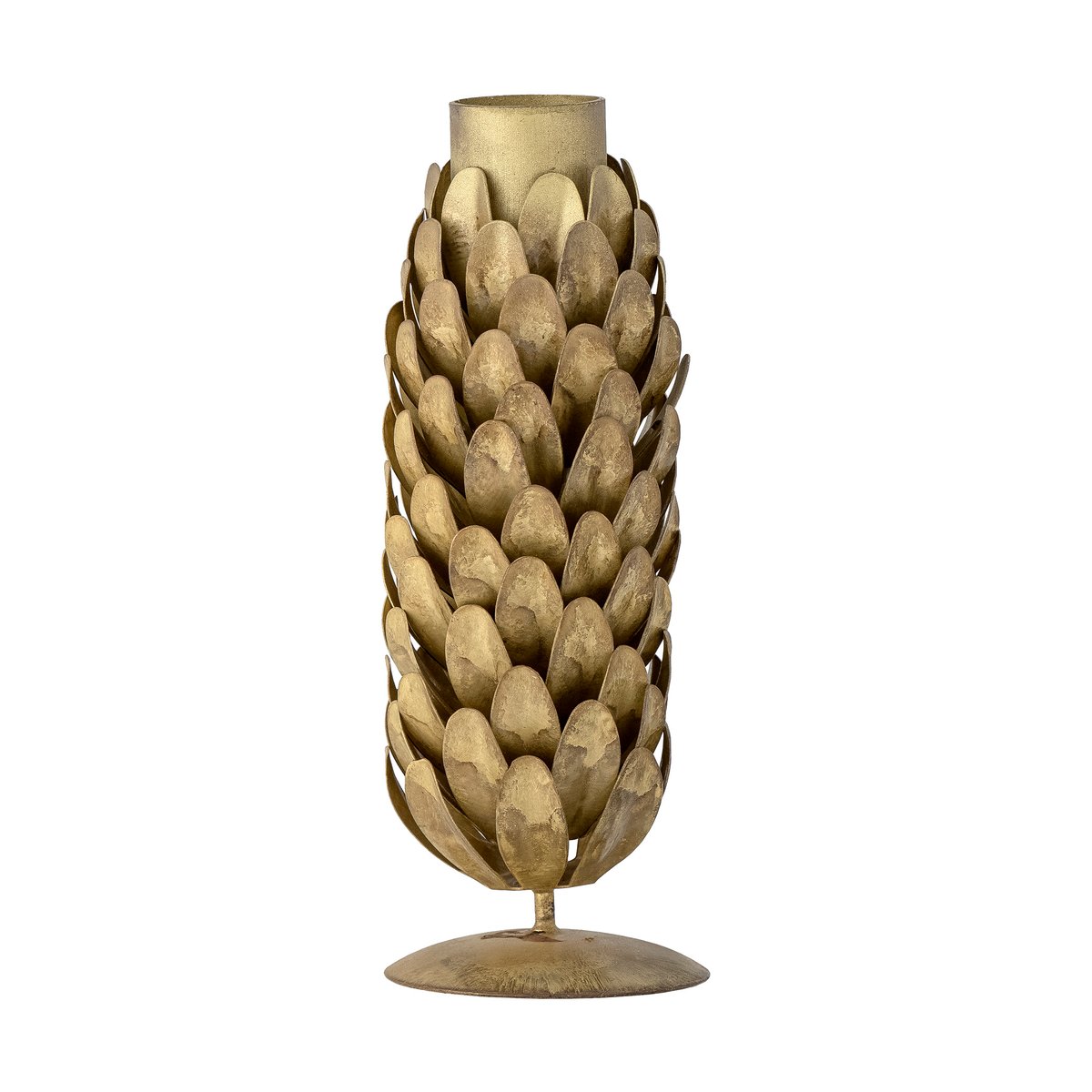Bloomingville Geraldine candle holder brass o5x13,5 cm