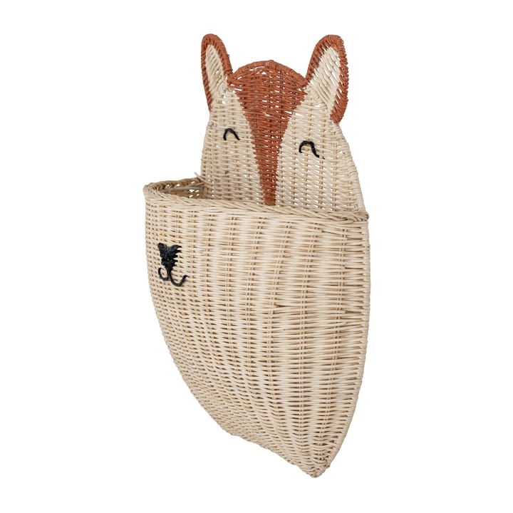 Gerti wall basket with lid 44x47x13 cm - Fox - Bloomingville