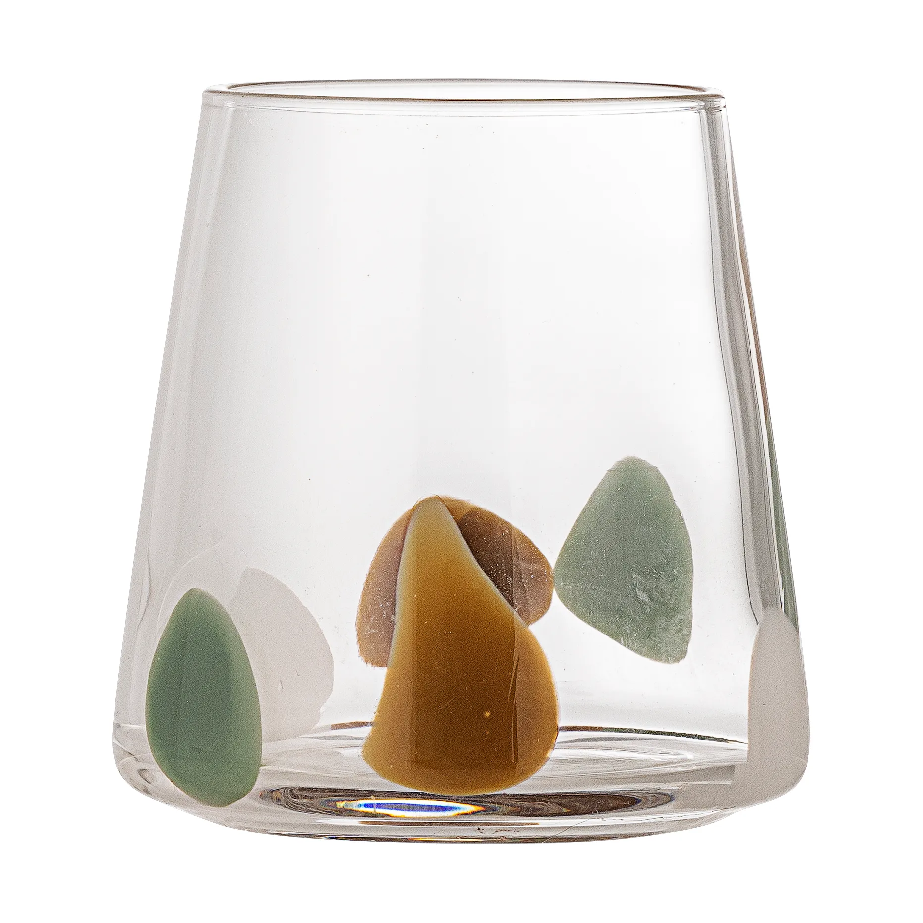 Gildor drinking glass 38 cl, Brown Bloomingville