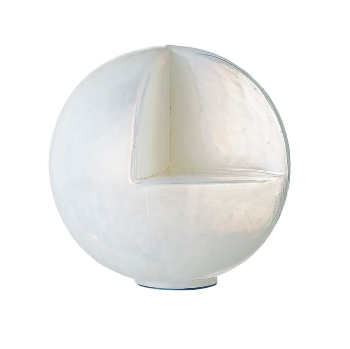 Glob glass skulpture 15 cm - white - Bloomingville