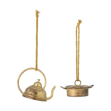 Gracia Christmas tree decorations brass 2 pieces - Tableware - Bloomingville