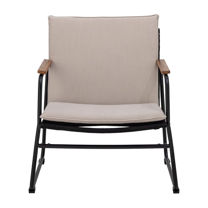 Hampton lounge chair 68x71x76 cm - Black-beige - Bloomingville