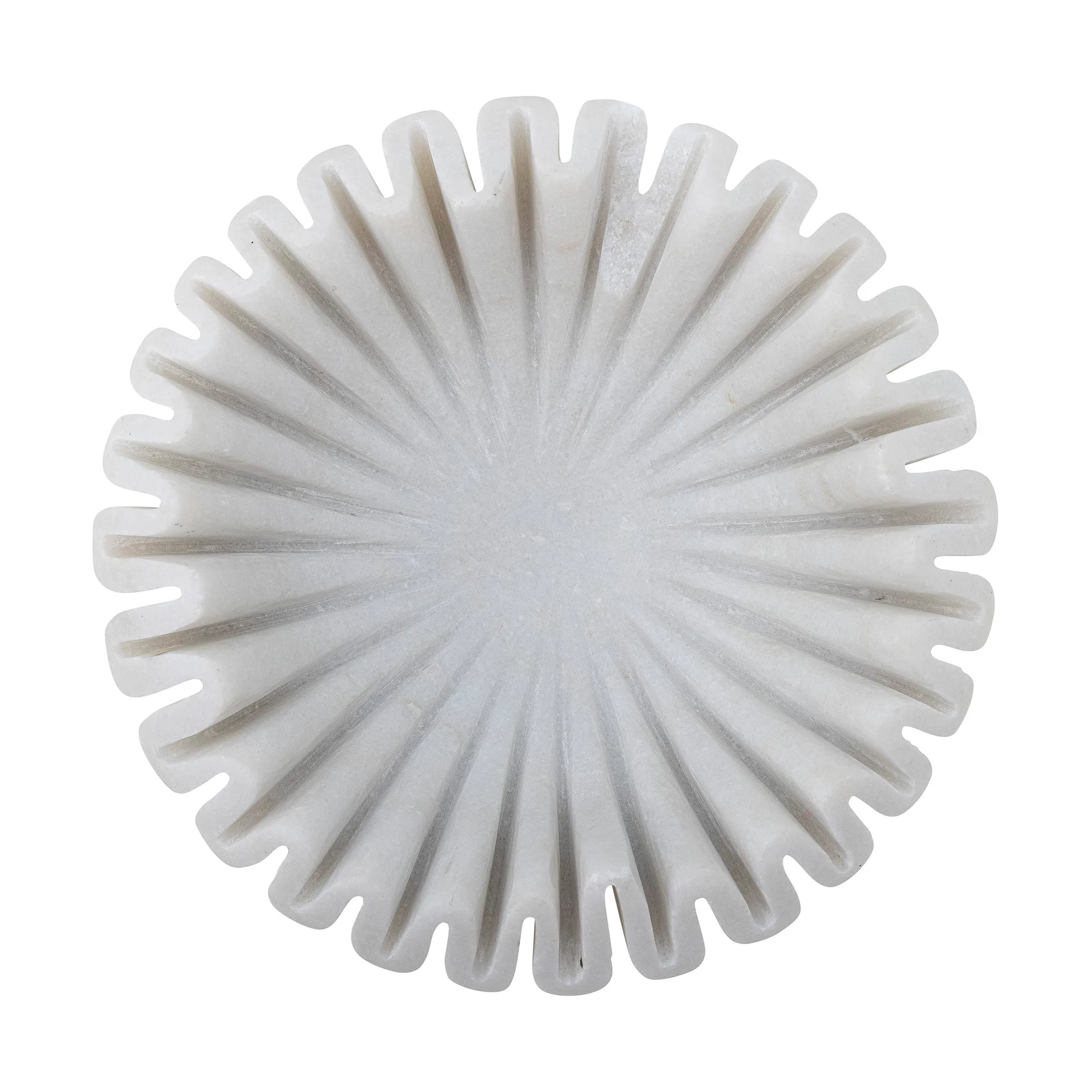 Harmonia decorative bowl Ø17 cm, White marble Bloomingville