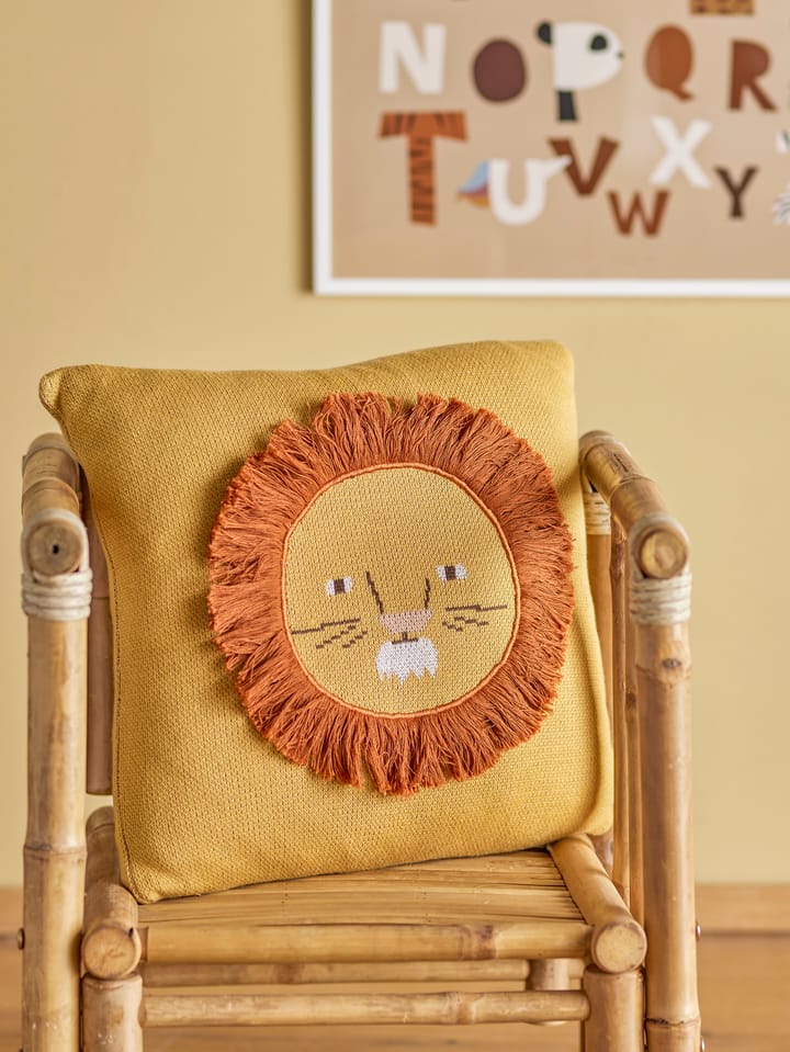 Harrison cushion 40x40 cm - Yellow lion - Bloomingville