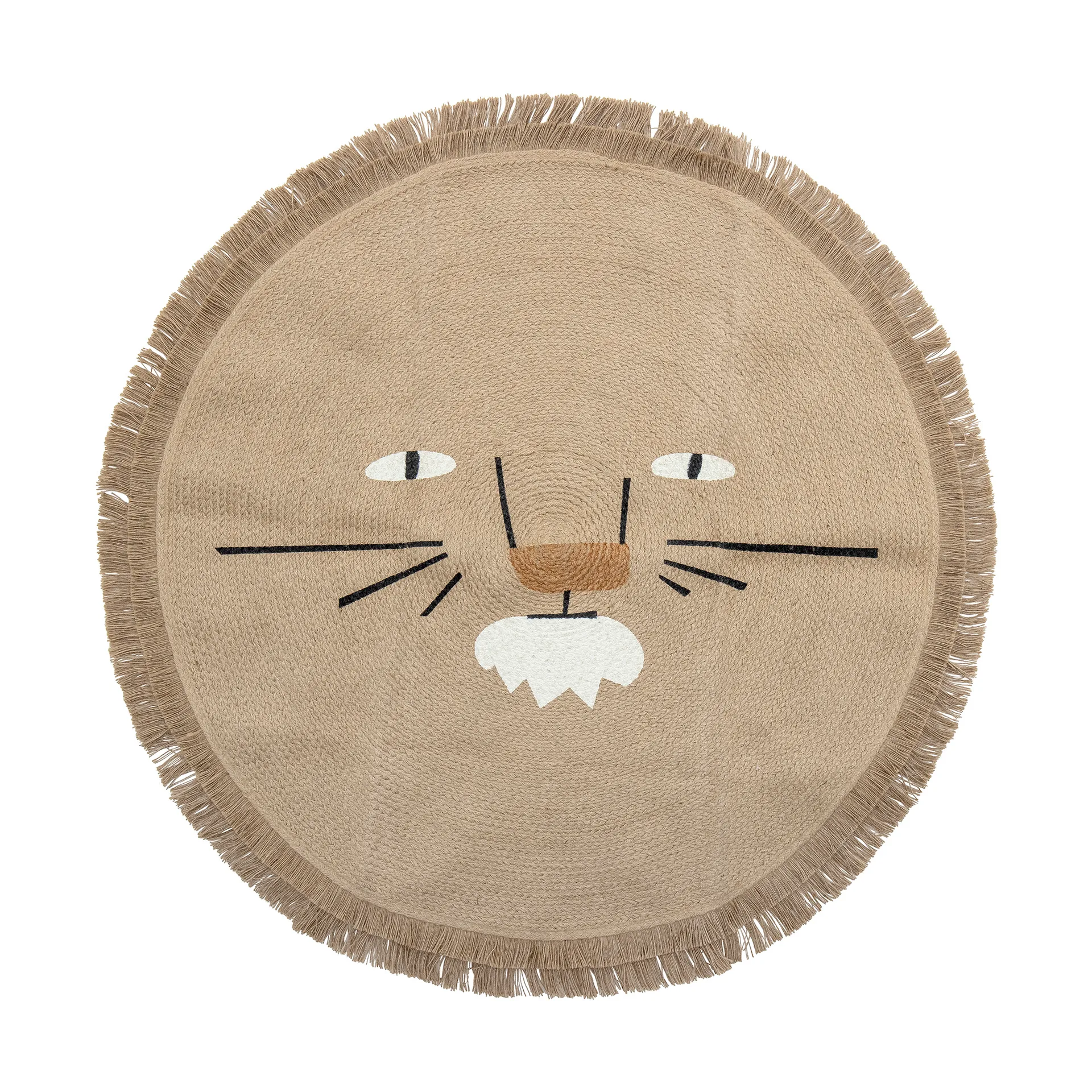 Harrison jute rug Ø100 cm, Lion Bloomingville
