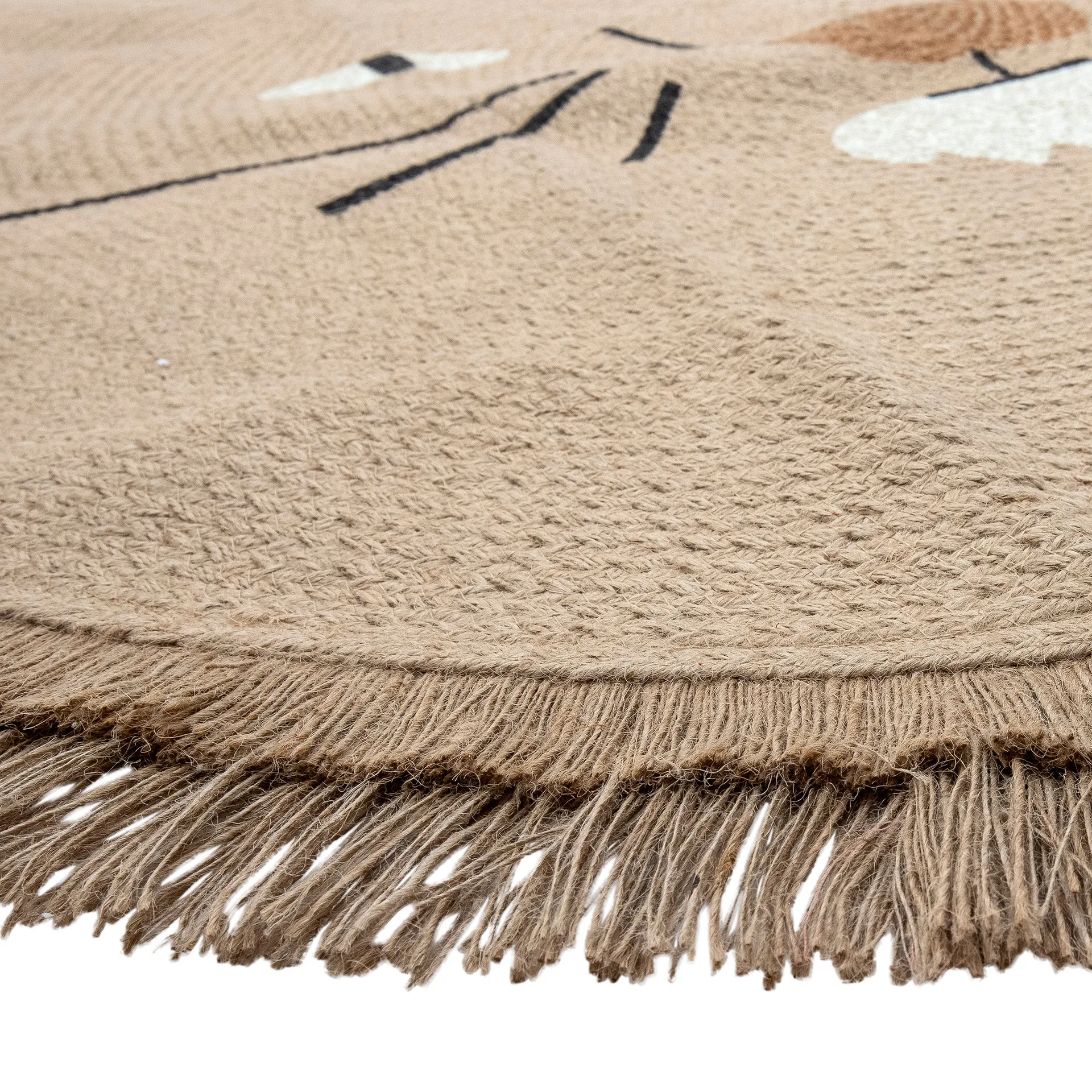 Harrison jute rug Ø100 cm, Lion Bloomingville