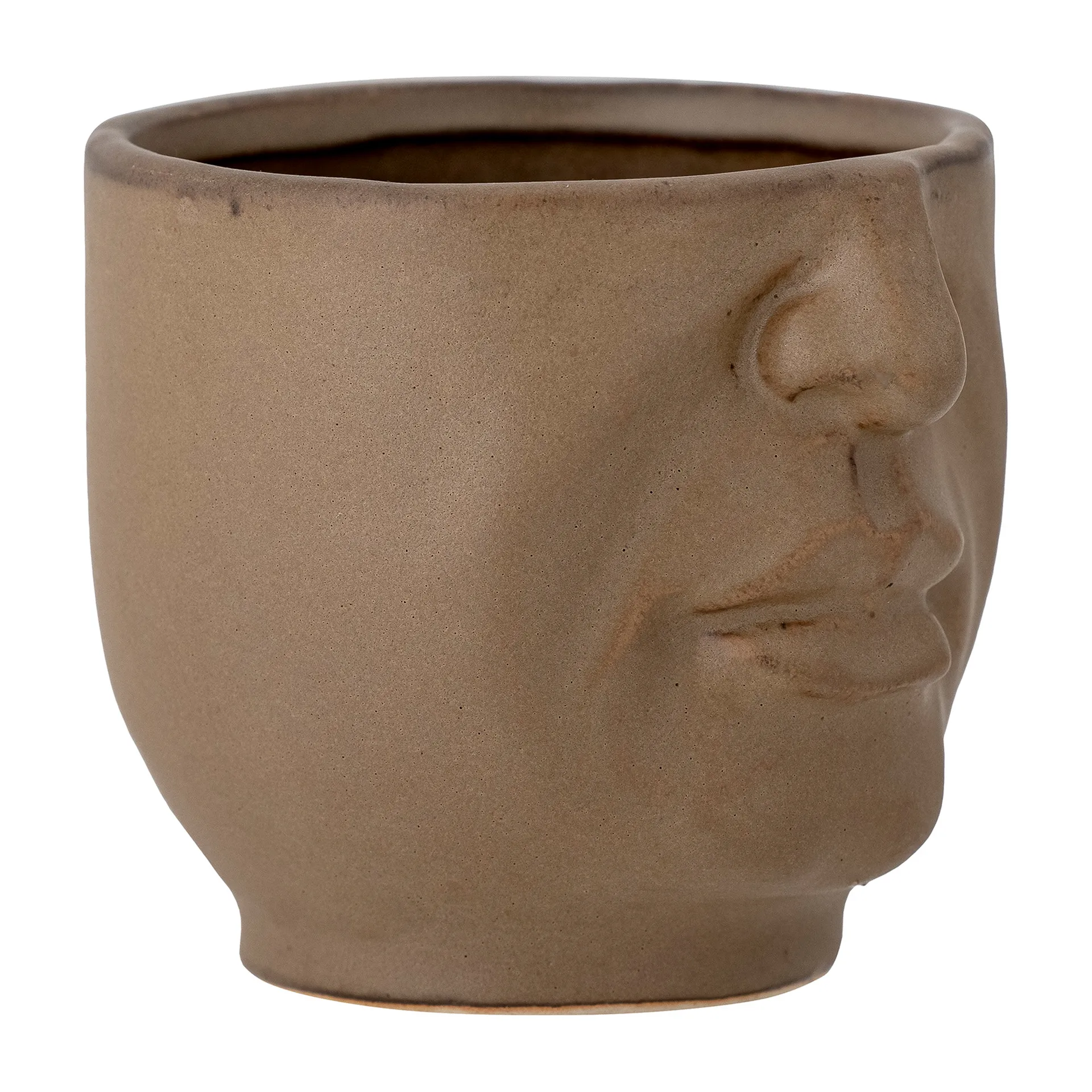 Hiling flower pot Ø10.5 cm, Brown Bloomingville