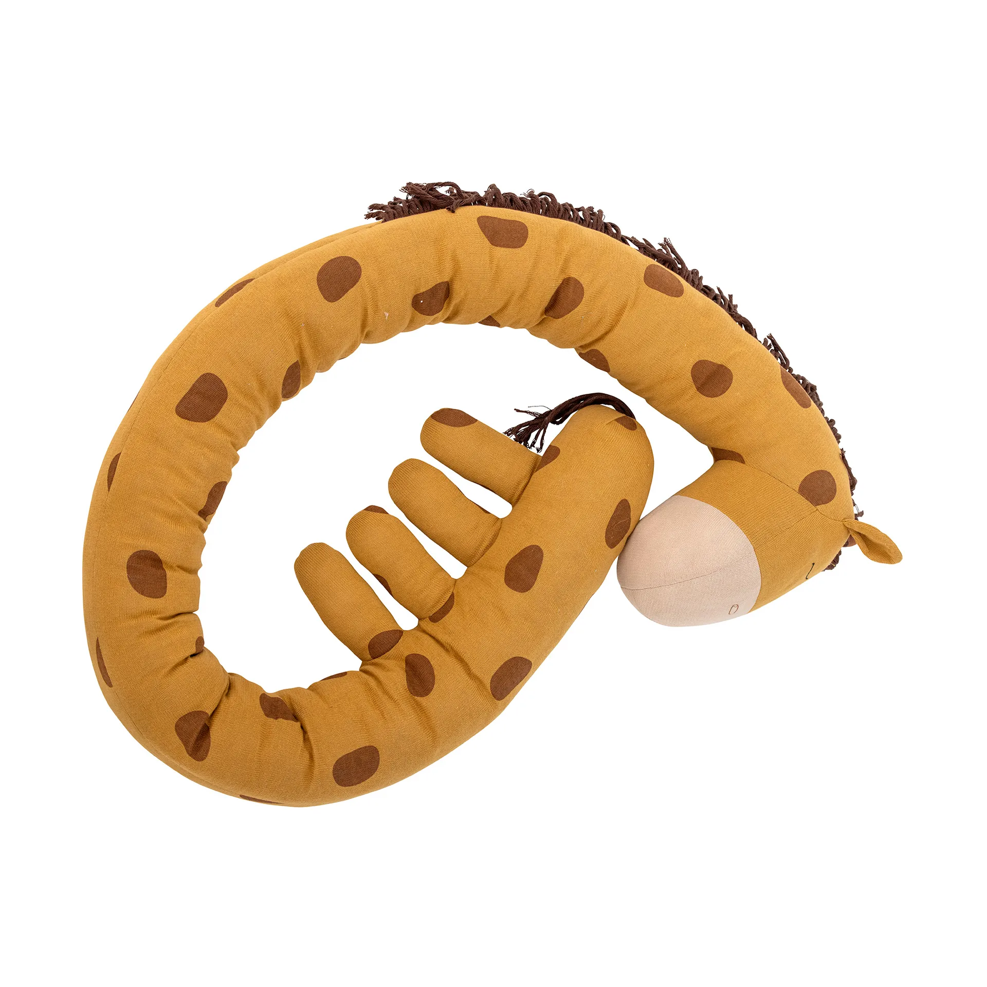 Ibber plush toy 184 cm, Orange giraffe Bloomingville