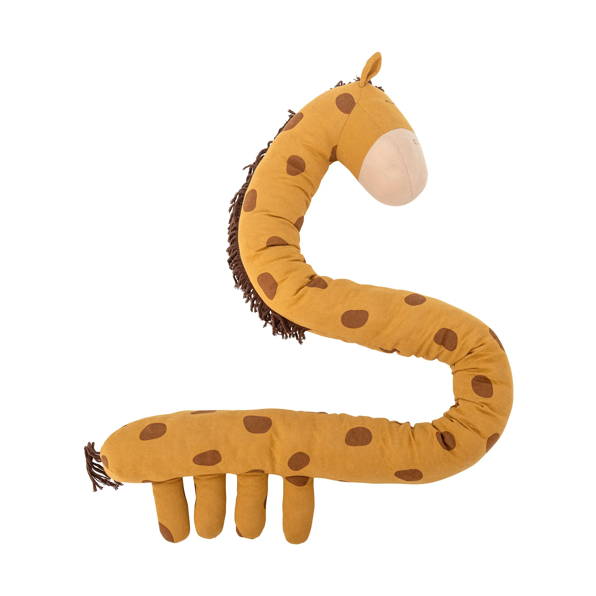 Ibber plush toy 184 cm, Orange giraffe Bloomingville