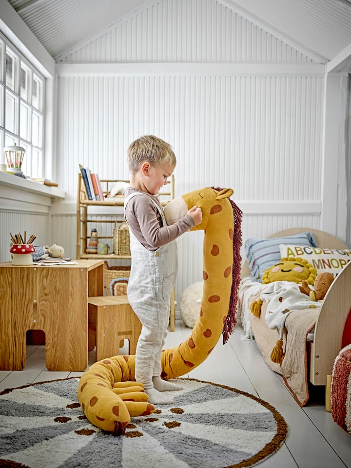 Ibber plush toy 184 cm - Orange giraffe - Bloomingville