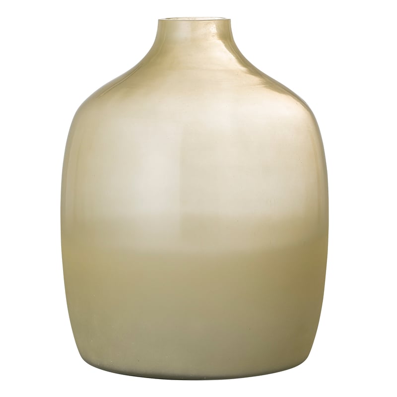 Bloomingville Idima glass vase 30 cm yellow