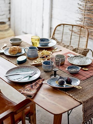 Idunn plate Ø25.5 cm - Blue - Bloomingville