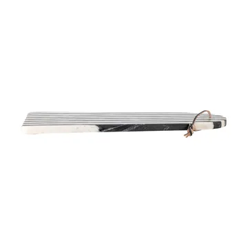 Illuna cutting board 20x40 cm - Black-white marble - Bloomingville