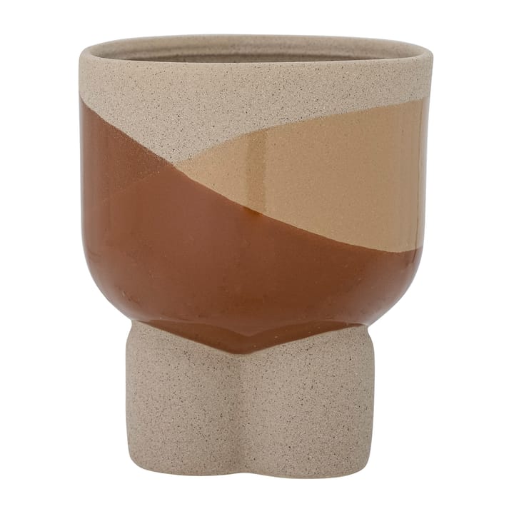 Iness flower pot Ø14 cm - Brown - Bloomingville