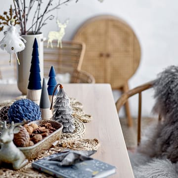 Ingeborgmaria Christmas bauble - blue - Bloomingville