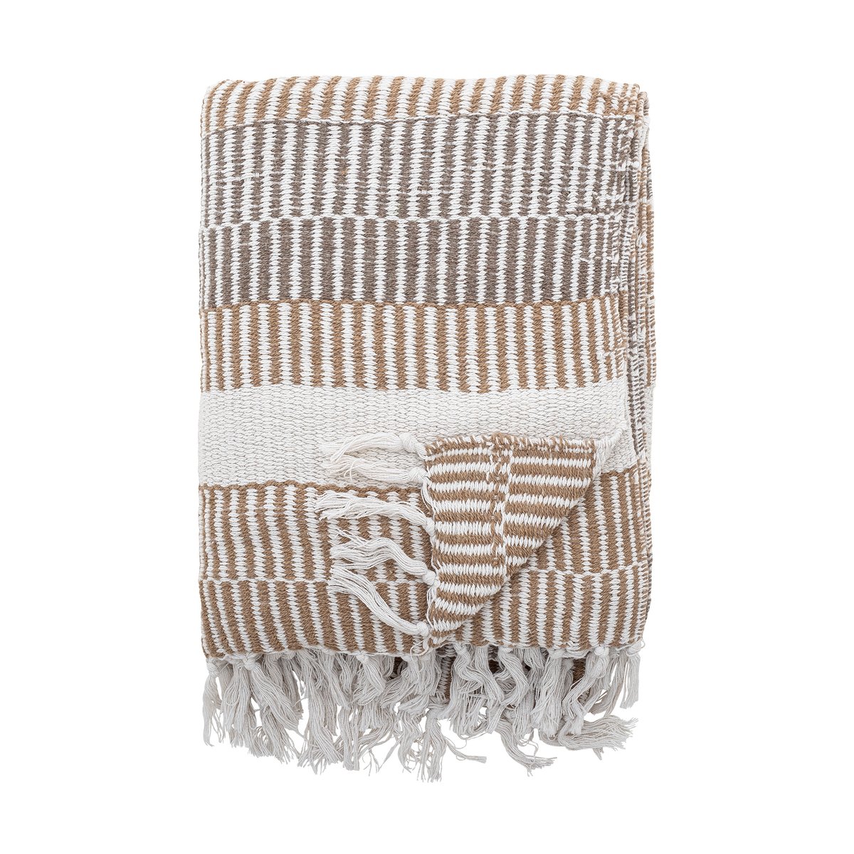 Bloomingville Isnel throw 130x160 cm Nature | Scandinavian Design | Wool blankets & throws | Beige