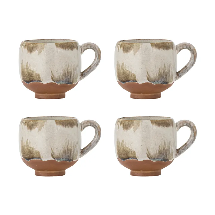 Jade mug 4-pack - Natural - Bloomingville