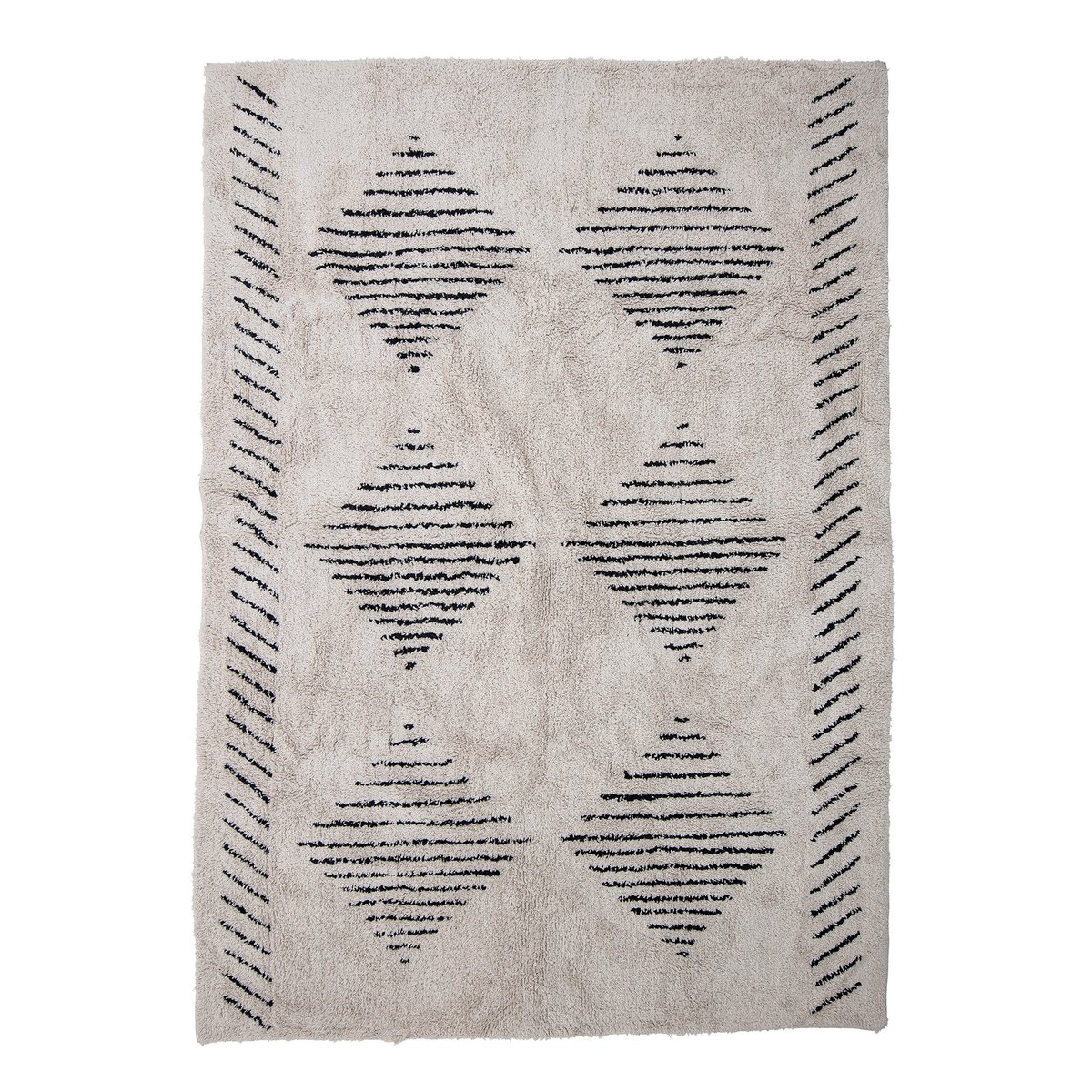 Bloomingville Jegor patterned rug 140x200 cm Nature