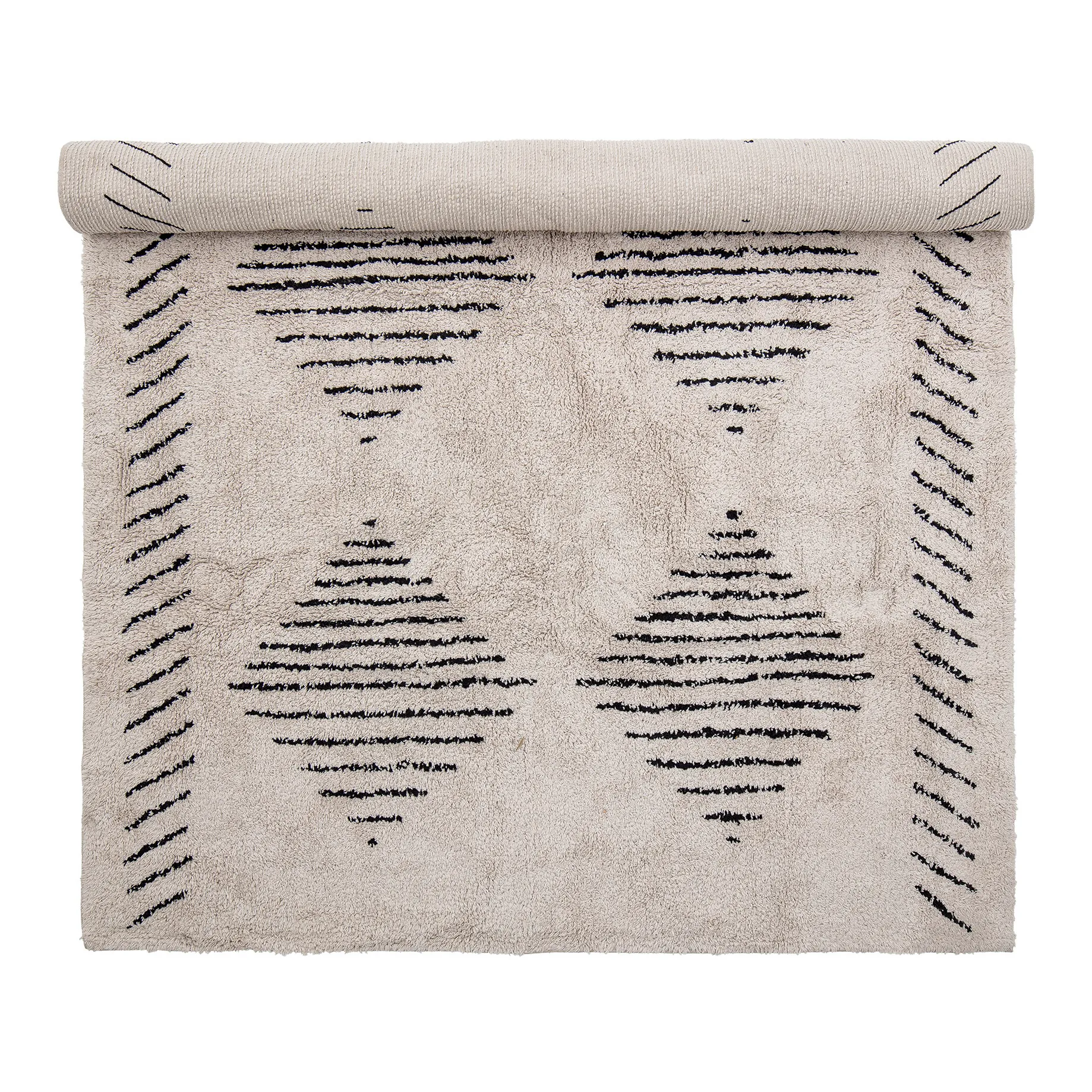 Jegor patterned rug 140x200 cm, Nature Bloomingville