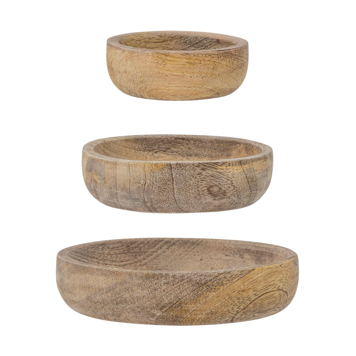 Bloomingville Joana bowl 3 pieces Mangowood | Scandinavian Design | Serving bowls | White