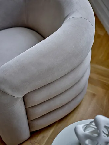 Joel lounge chair 78x76 cm - Grey - Bloomingville