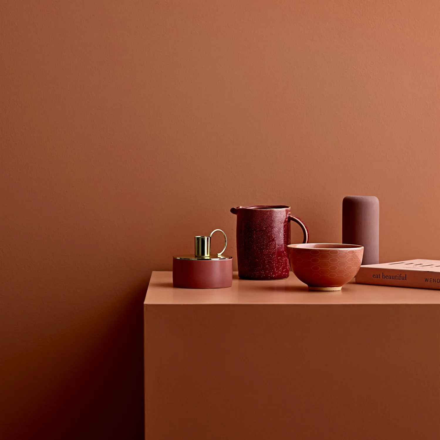 Joëlle milk jug, red Bloomingville