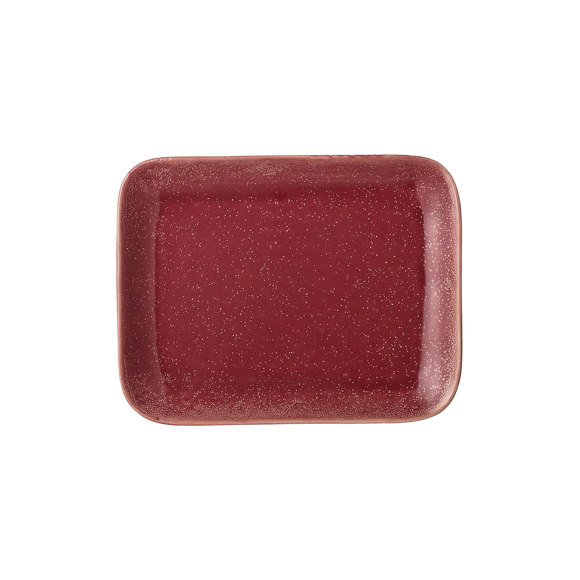 Joëlle serving plate, red Bloomingville