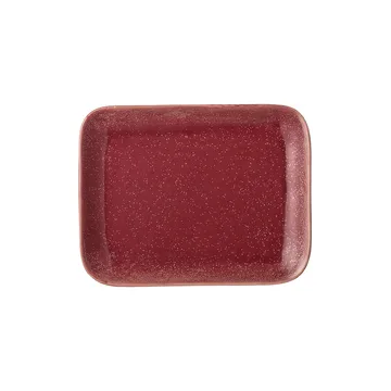 Joëlle serving plate - red - Bloomingville