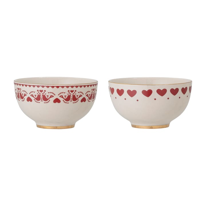 Jolly bowl 2-pack - Red - Bloomingville