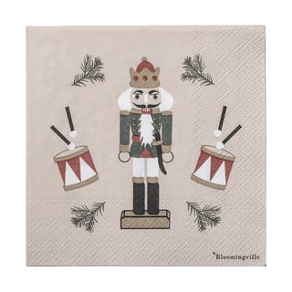 Bloomingville Jolly paper napkins 25x25 cm 20-pack Multi